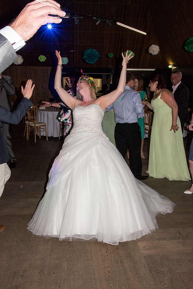 Bride on the dancefloor