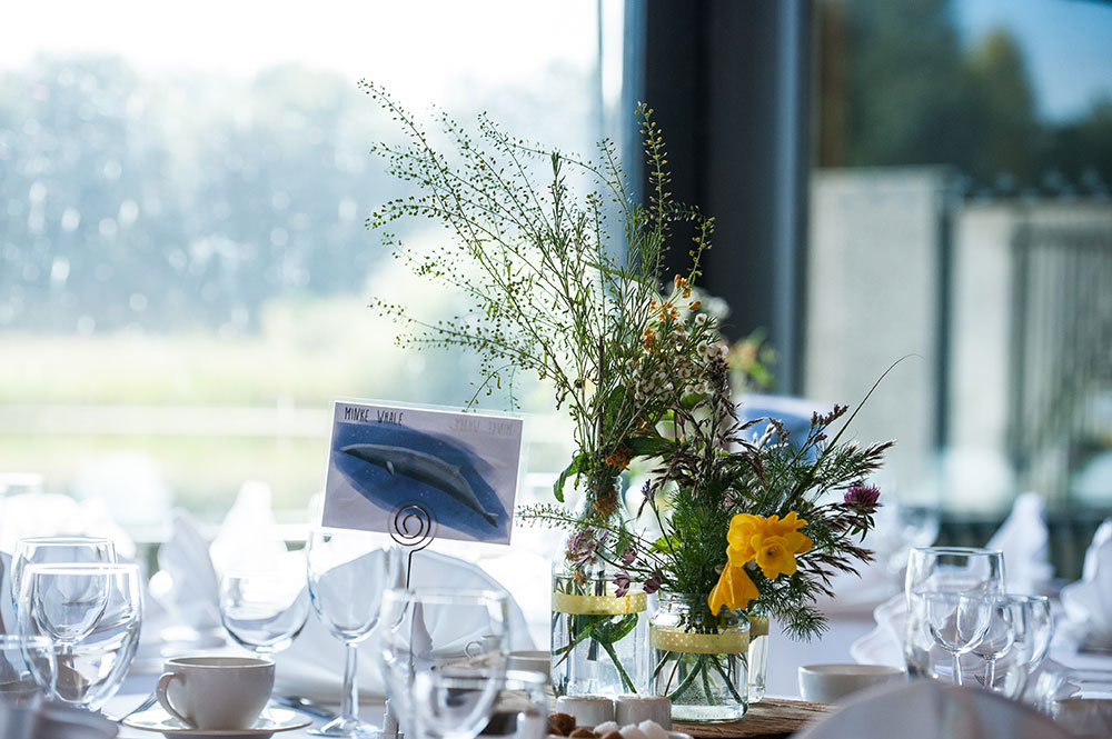Close up of table setting
