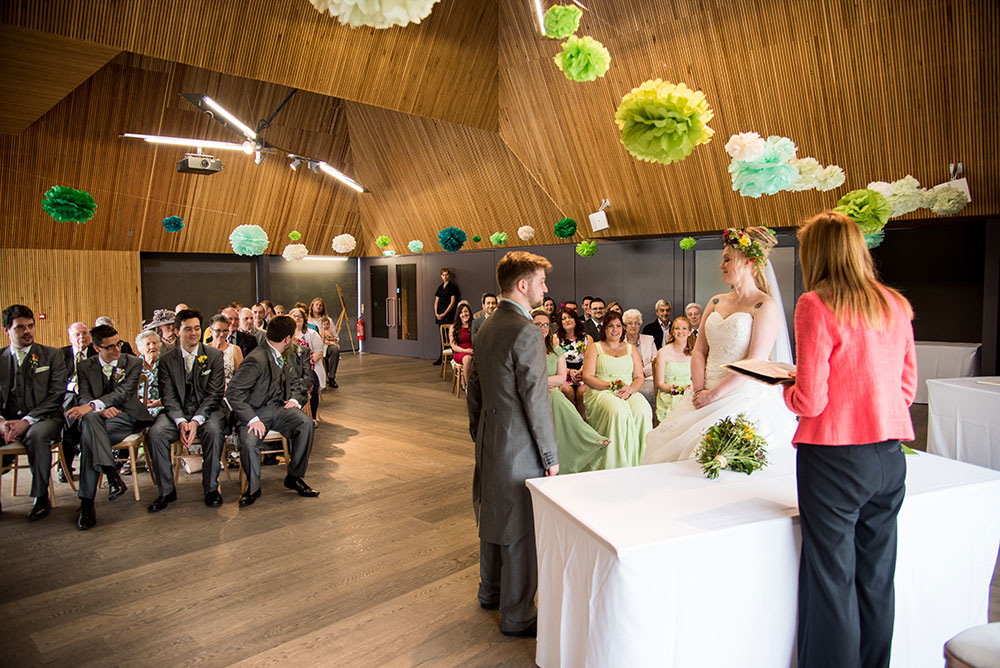 The wedding ceremony