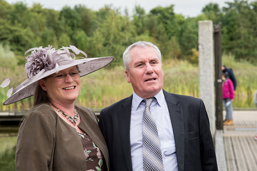 Guests during the cocktail hour