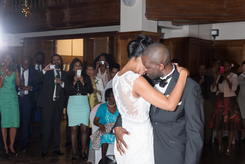 Couple during their first dance