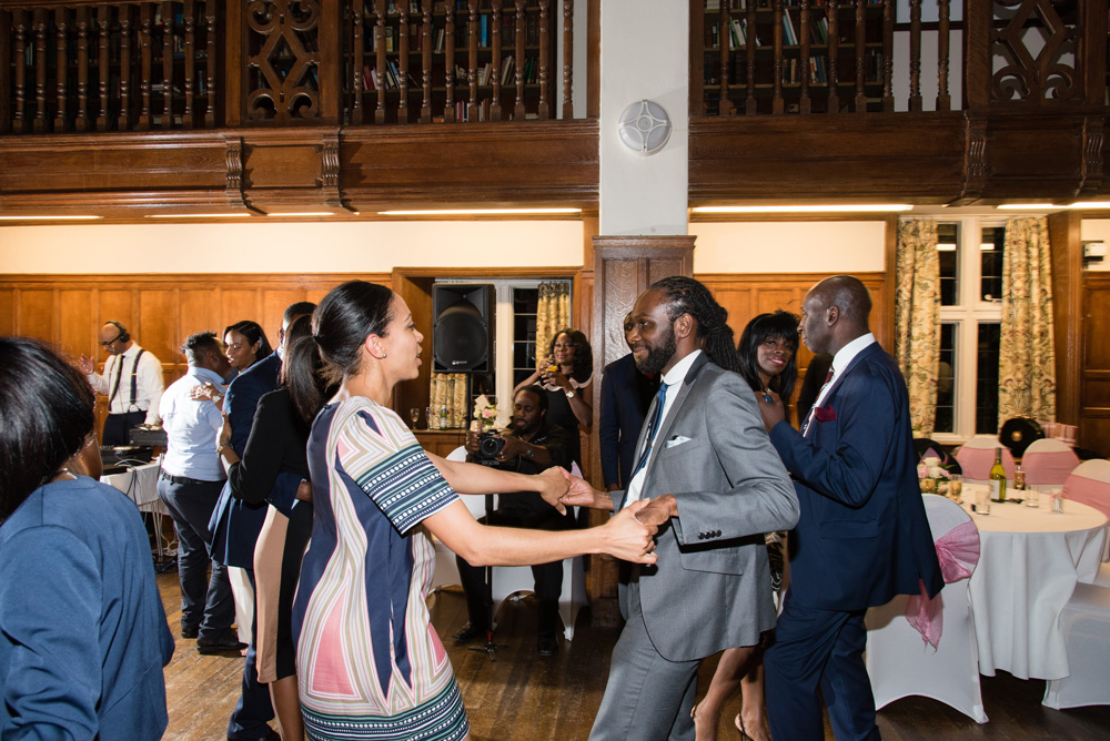 Guests on dancefloor