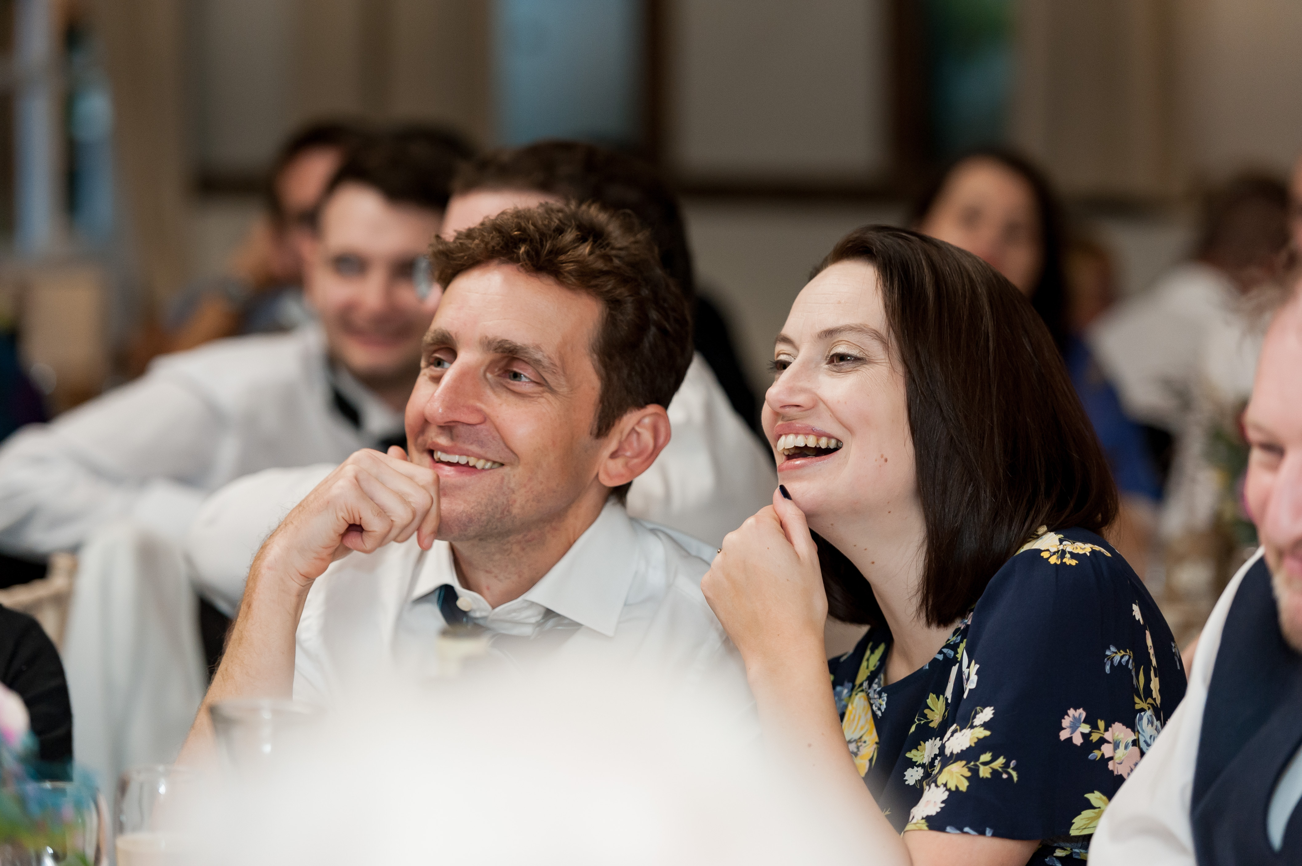 Essex wedding guests react to speeches