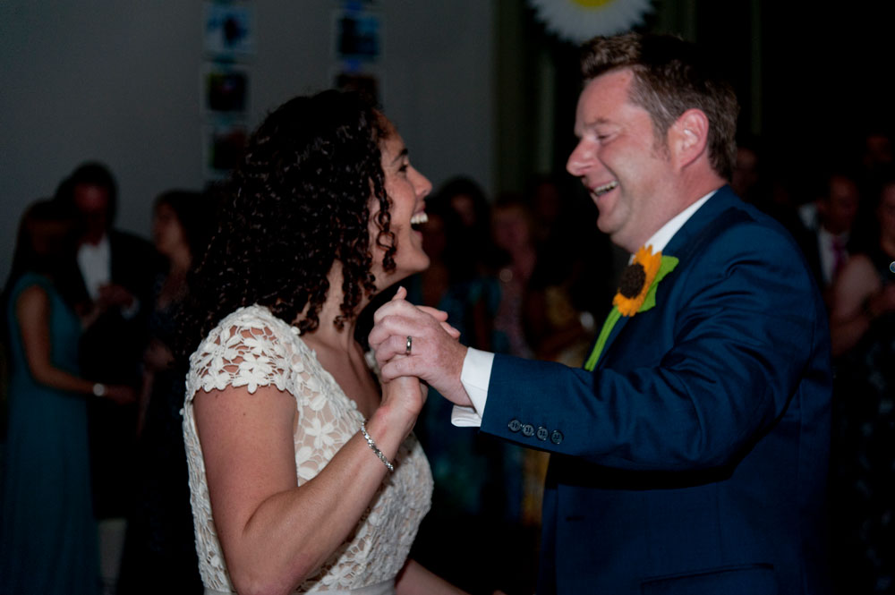 Couple during their first dance