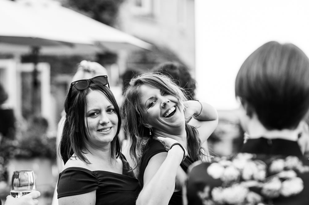 Guests posing for the camera
