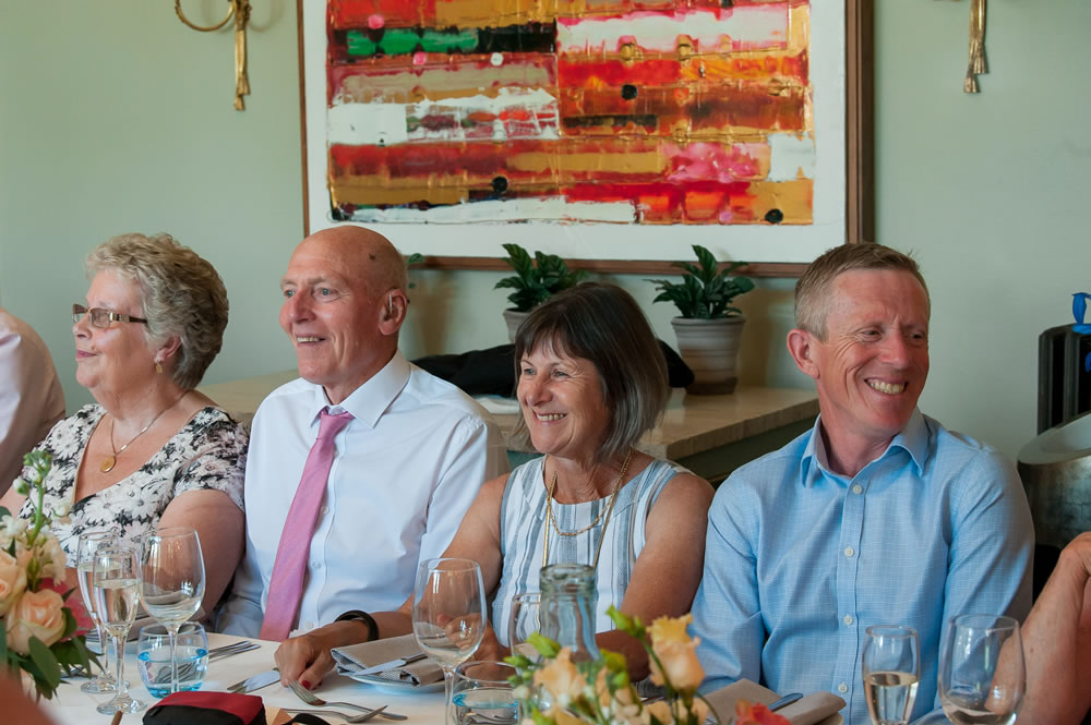 Guests at wedding breakfast