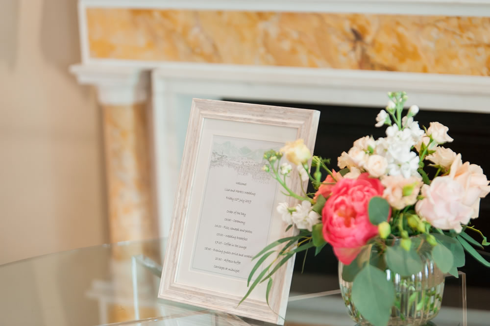 Wedding day signage
