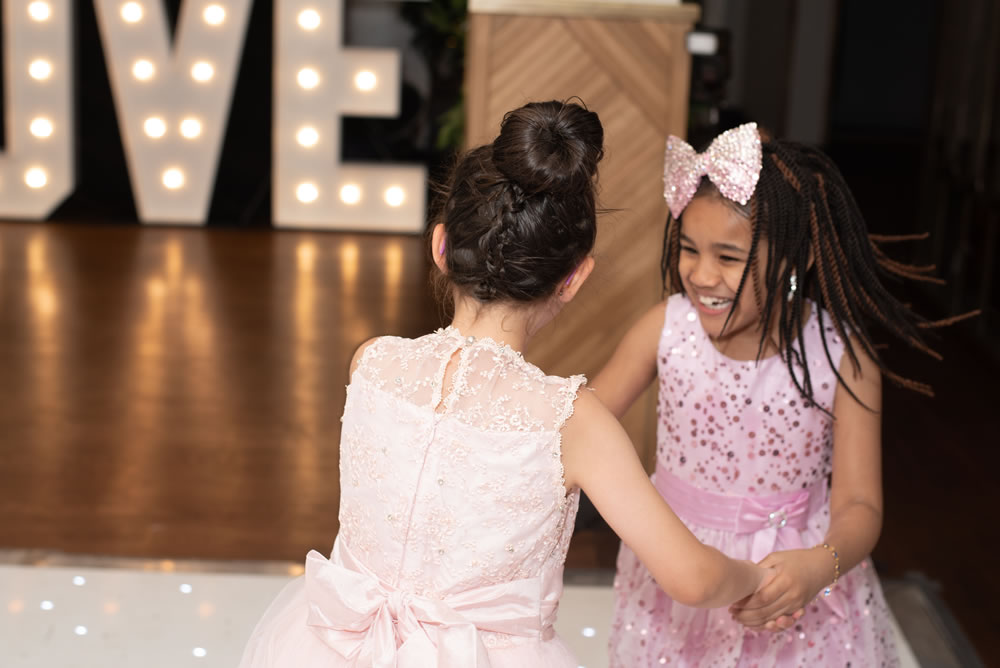 Little girls on the dancefloor