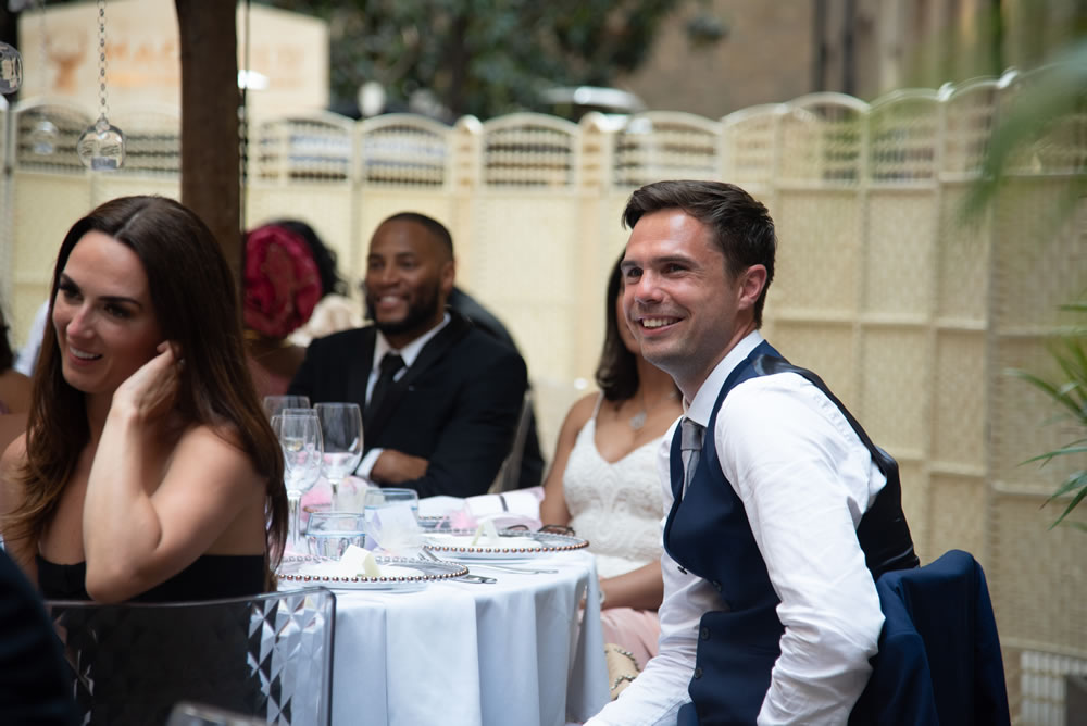 Guest reactions to speeches