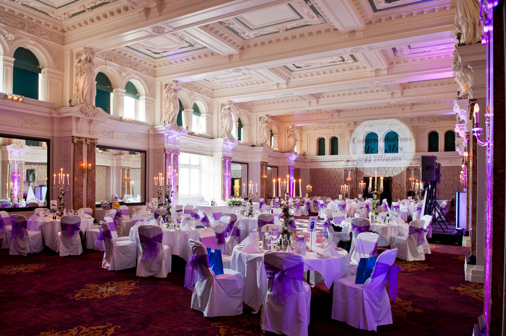 Reception room at hotel
