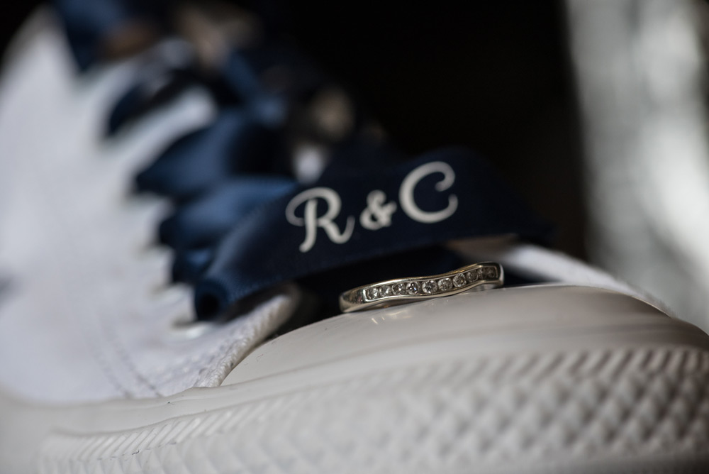 engagement ring on converse