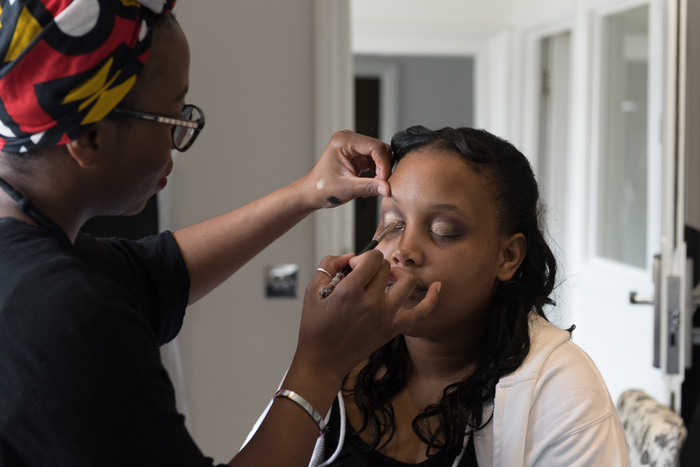 Bride&rsquo;s make up